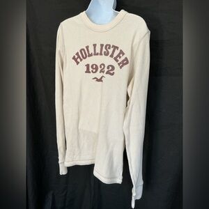 Hollister Off-White Long Sleeve Top